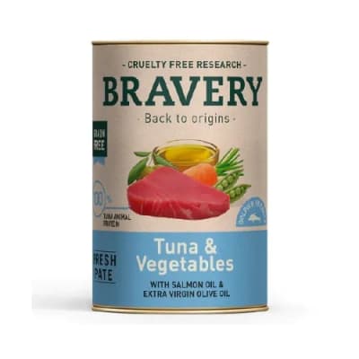 BRAVERY LATA TUNA AND VEGETABLES DOG1