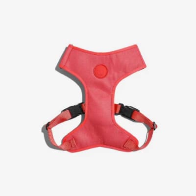ZEEDOG NEON CORAL AIR MESH HARNESS1