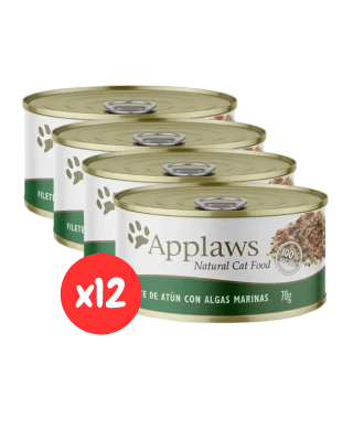 PACK 12 LATAS SABOR ATUN Y ALGAS