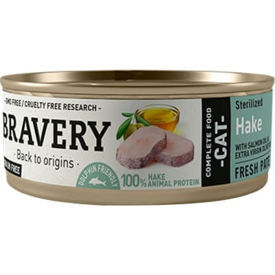 BRAVERY LATA CAT STERILIZED HAKE1