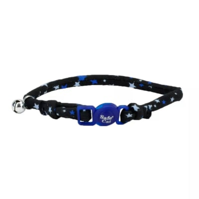 COASTAL ROUND COLLAR BLACK STARS
