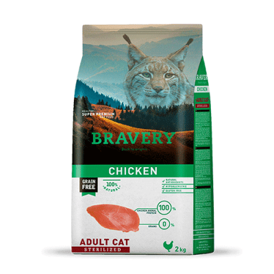 BRAVERY CHICKEN ADULT CAT STERILIZED1