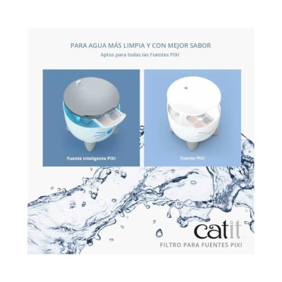 CATIT FILTROS TRIPLE ACCION PIXI