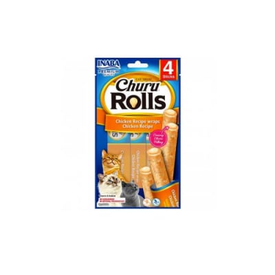 CHURU ROLLS CAT CHICKEN