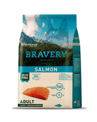 BRAVERY SALMON ADULT LARGE/MEDIUM BREED