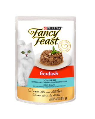 FANCY FEAST POUCH GOULASH PAVO