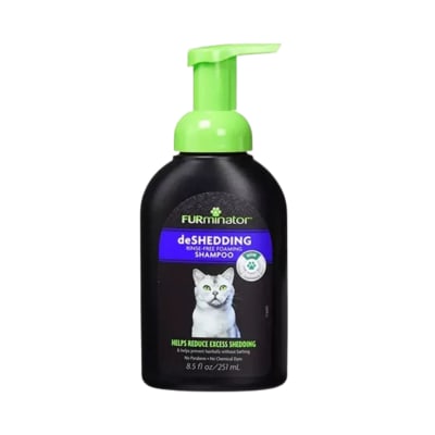 FURminator RINSE FREE FOAMING CAT SHAMPOO