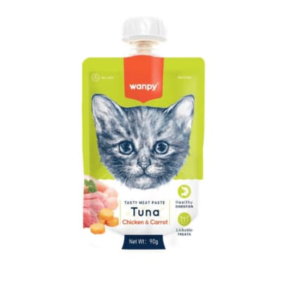 TASTY MEAT PASTE CAT TUNA, CHICKEN & CARROT