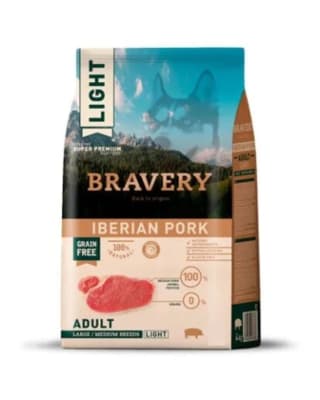BRAVERY LIGHT IBERIAN PORK ADULT LARGE/MEDIUM BREEDS