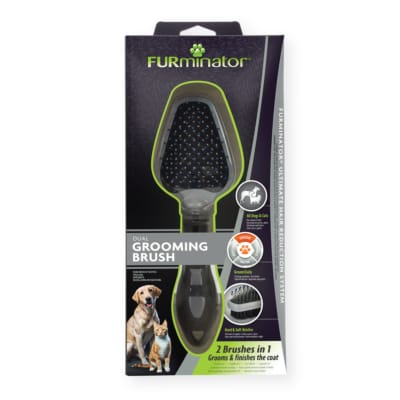 FURminator DUAL GROOMING BRUSH DOG/CAT