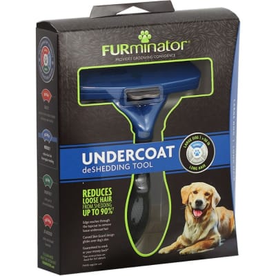 FURminator LONG HAIR FOR DOG, LARGE