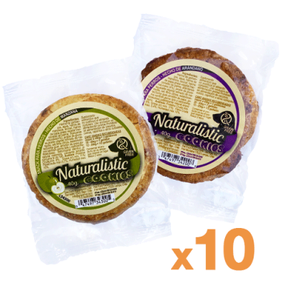 PACK 10 GALLETONES ARANDANO + MANZANA / 400 GR TOTAL PACK 10 GALLETONES ARANDANO + MANZANA / 400 GR TOTAL