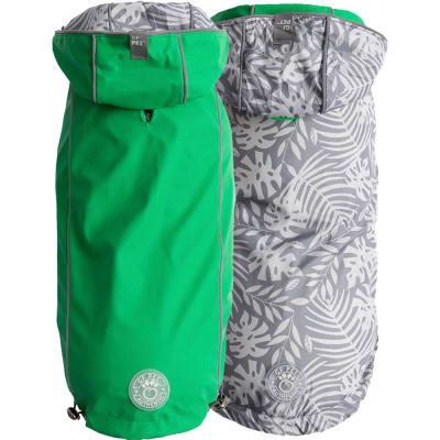 GFPET IMPERMEABLE REVERSIBLE VERDE1