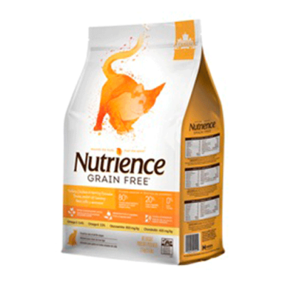 NUTRIENCE GRAIN FREE CAT PAVO/POLLO/AREN