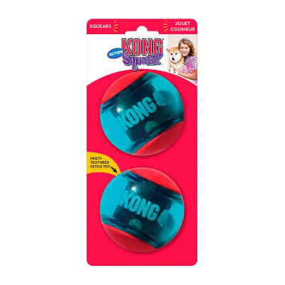 KONG SQUEEZZ ACTION BALL RED1