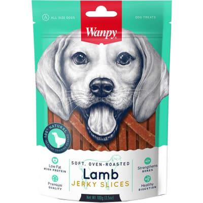 WANPY SOFT LAMB JERKY SLICES 100 GRS