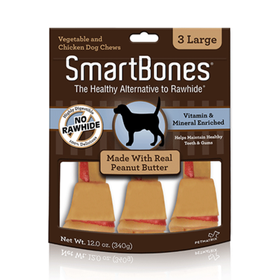 SmartBones PEANUT BUTTER LARGE SmartBones PEANUT BUTTER LARGE