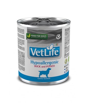 VET LIFE LATA CANINO HYPOALERGENICO 300 GR1
