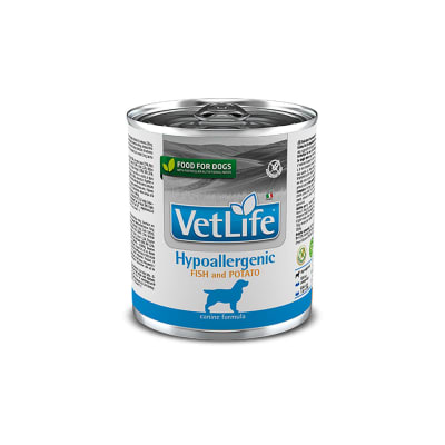 VET LIFE LATA CANINO HYPOALERGENICO 300 GR