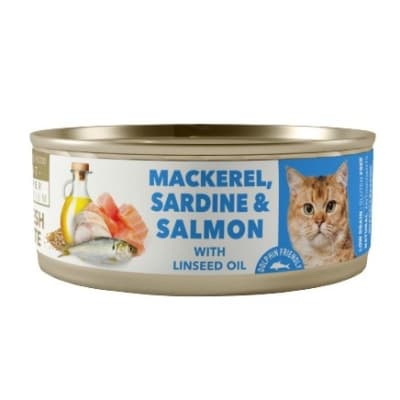 AMITY MACKEREL SARDINE AND SALMON ADULTO CAT1