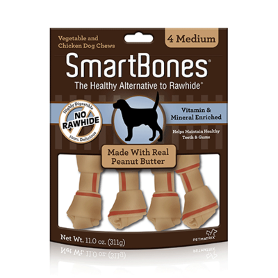 SmartBones PEANUT BUTTER MEDIUM SmartBones PEANUT BUTTER MEDIUM