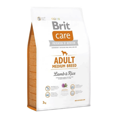 BRIT CARE ADULT MEDIUM BREED LAMB & RICE