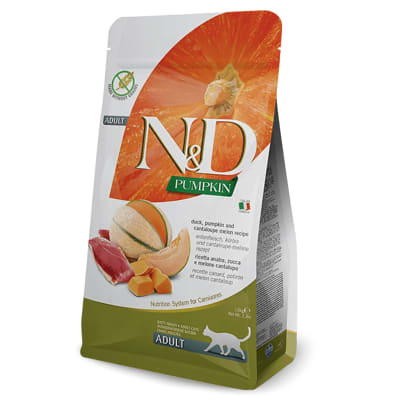 N&D PUMPKIN FELINO PATO MELON