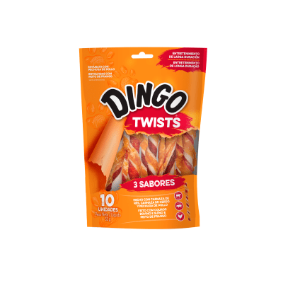 DINGO TRIPLE FLAVOR TWIST 10 PK1