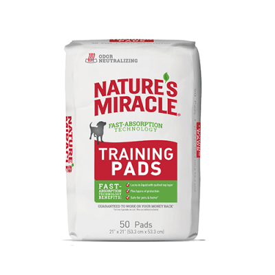 100 PADS NATURES MIRACLE TRAINING PADS 100 PADS NATURES MIRACLE TRAINING PADS
