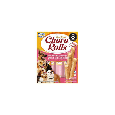 CHURU ROLLS DOG CHICKEN/SALMON