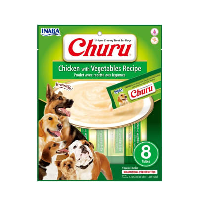 IB CHURU DOG POLLO VEGETALES 8 TUBOS