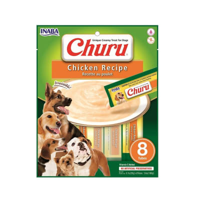 IB CHURU DOG POLLO 8 TUBOS