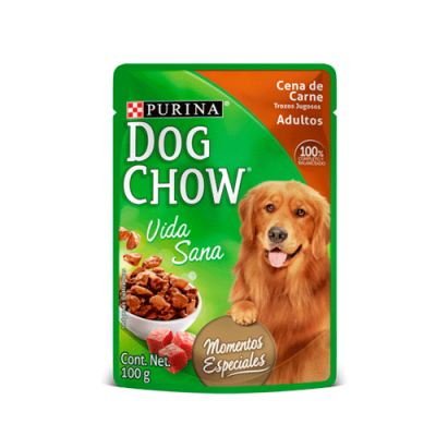DOG CHOW POUCH ADULTO CENA DE CARNE DOG CHOW POUCH ADULTO CENA DE CARNE