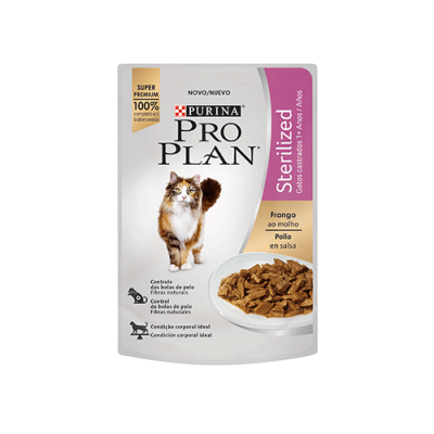 PRO PLAN POUCH ADULTO GATO ESTERILIZADO POLLO