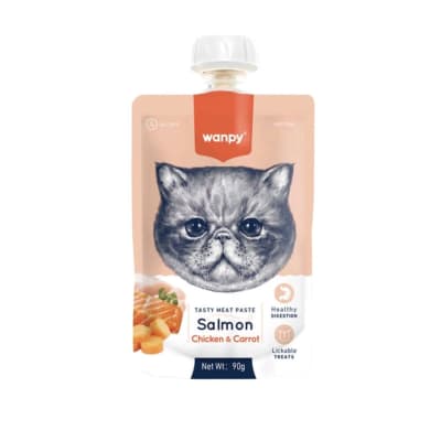 TASTY MEAT PASTE CAT SALMON, CHICKEN & CARROT