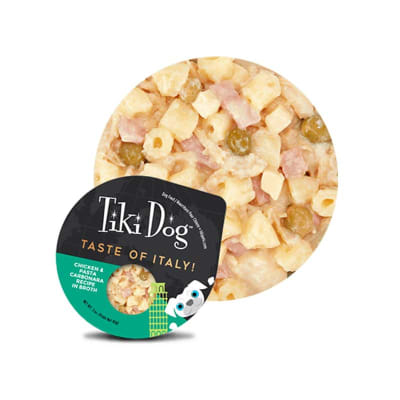 TIKI DOG TASTE OF ITALY CHICKEN PASTA CARBONARA