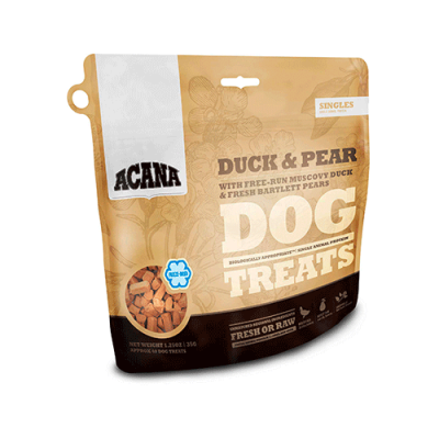 ACANA DOG TREATS DUCK & PEAR1