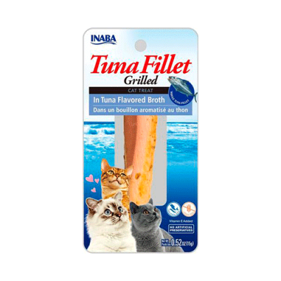 GRILLED TUNA FILLET, Tuna Flavored Broth