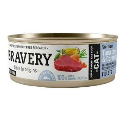 BRAVERY LATA CAT STERILIZED TUNA AND CARROTS1