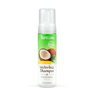 TROPICLEAN WATERLESS HYPO ALLERGENIC DOG SHAMPOO