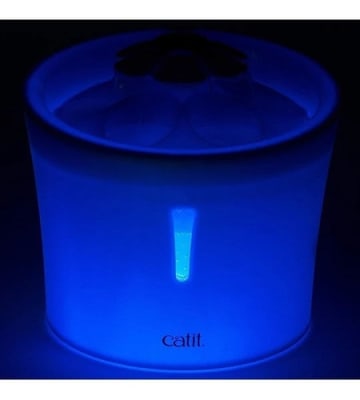 CATIT 2.0 FUENTE BEBEDERA FLOR LED 3L