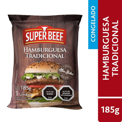 Hamburguesa Tradicional Super Beef 185 gr1