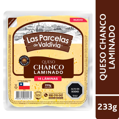 Queso Chanco Laminado Las Parcelas de Valdivia 233 gr.