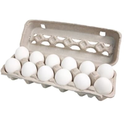Estuche de 12 Huevos Extra Blanco