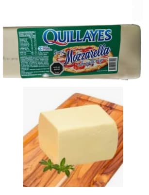 Queso Mozzarella Quillayes Trozo Granel
