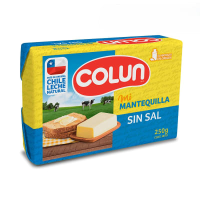 Mantequilla Sin Sal Colun 250 gr.