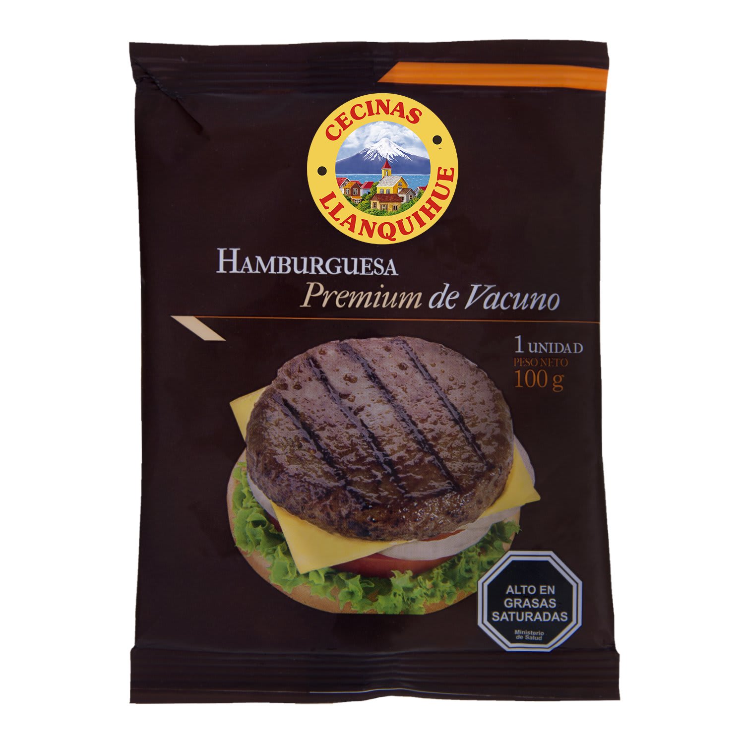 Hamburguesa Premiun de Vacuno LLanquihue