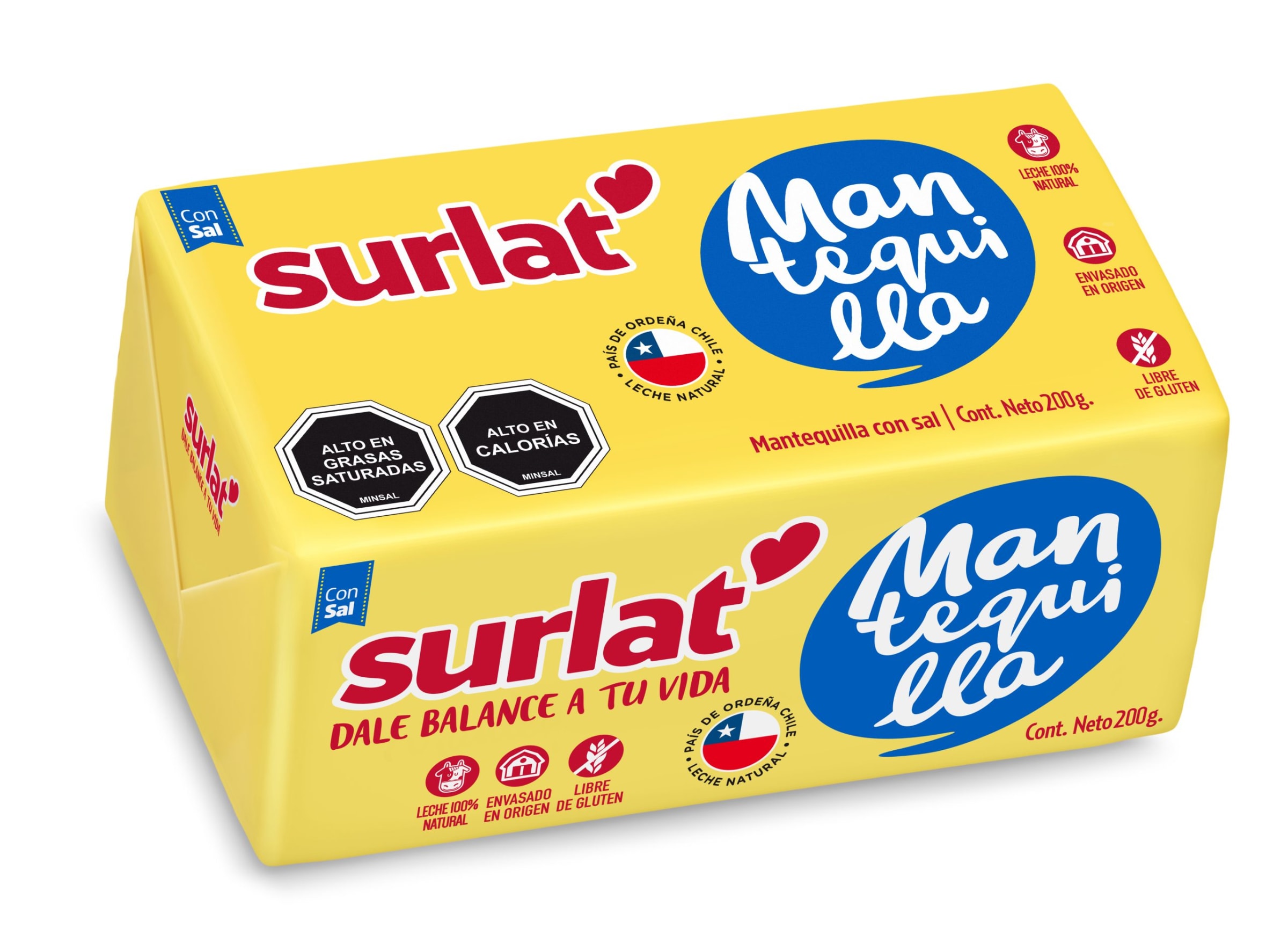 Mantequilla con sal Surlat 200 gr.