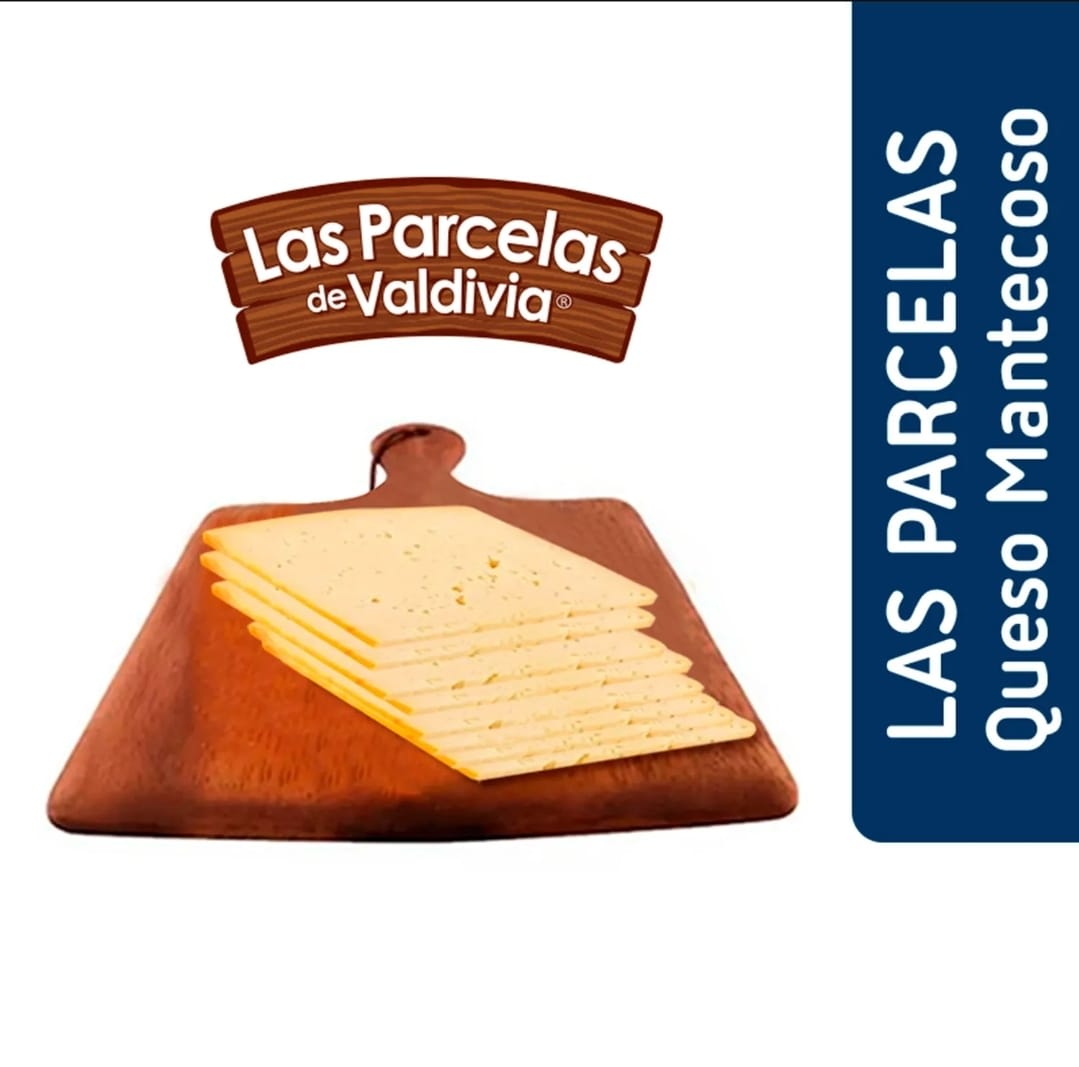 Queso Mantecoso Las Parcelas de Valdivia Laminado Granel