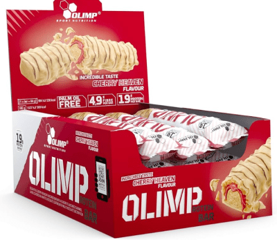 Caja Olimp Protein Bar cherry heaven x 121